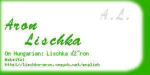 aron lischka business card